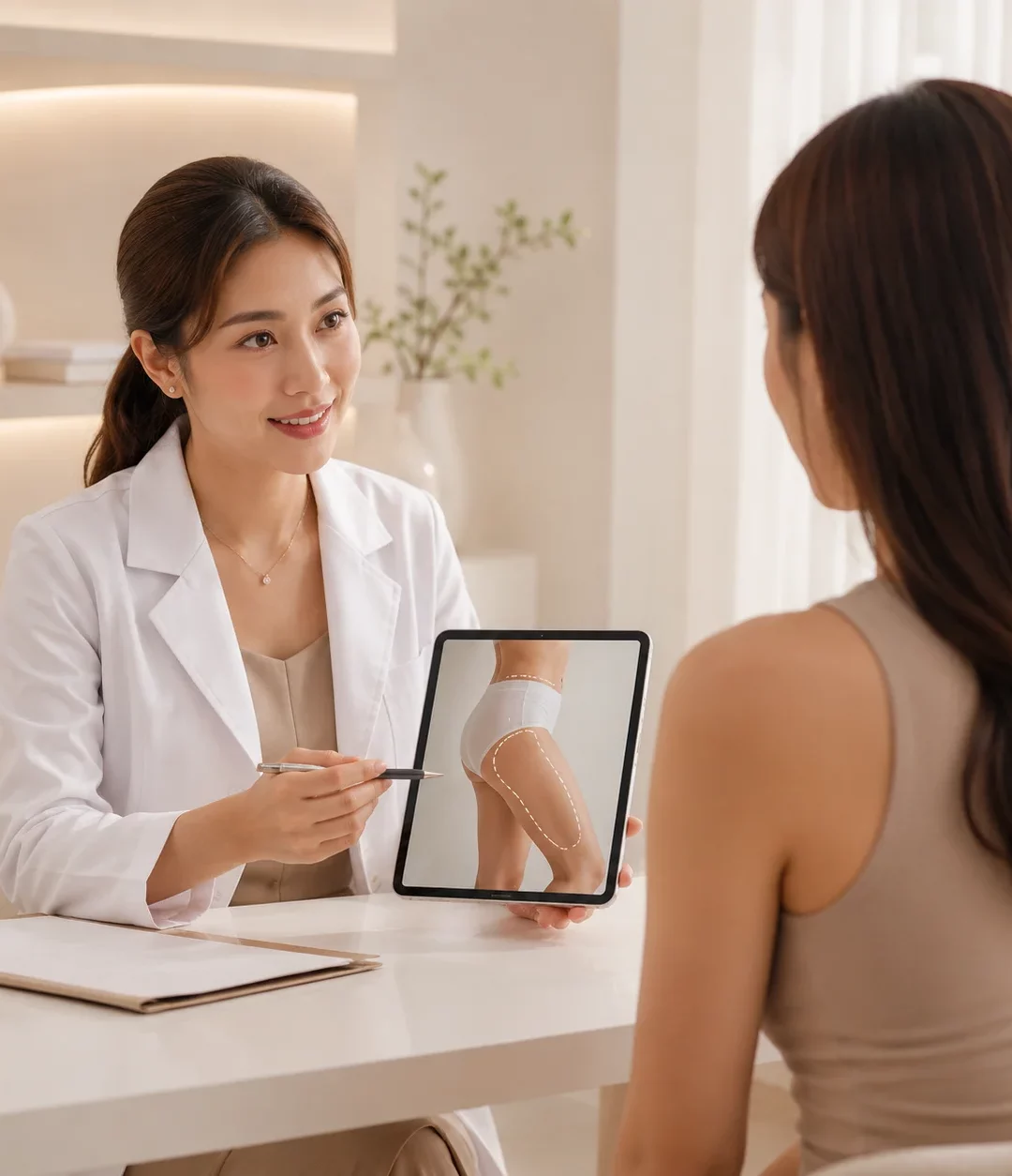 ONDA Coolwaves Body Contouring — laboratory preparation