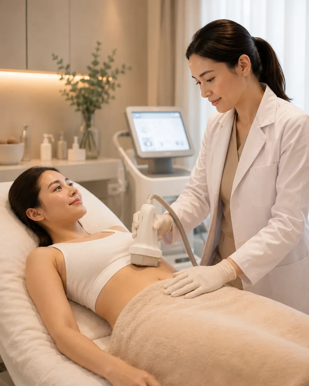 Exilis Skin Tightening and Body Contouring — laboratory preparation